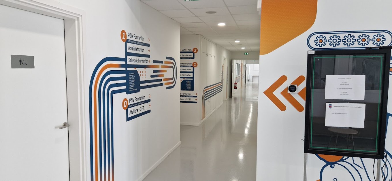 signalétique intérieure et PMR à Arcachon