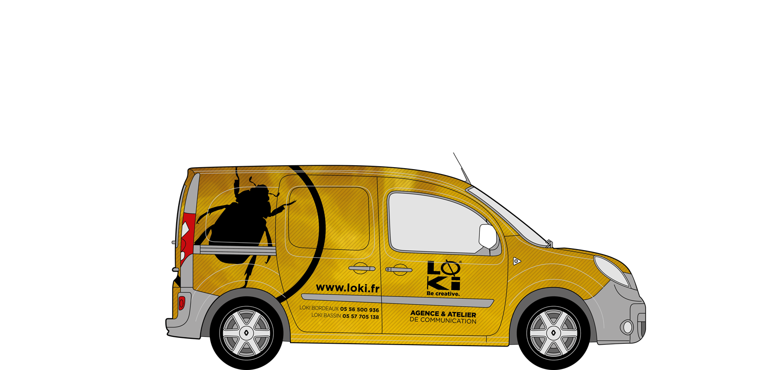 Décoration "Total covering" pour utilitaire XS